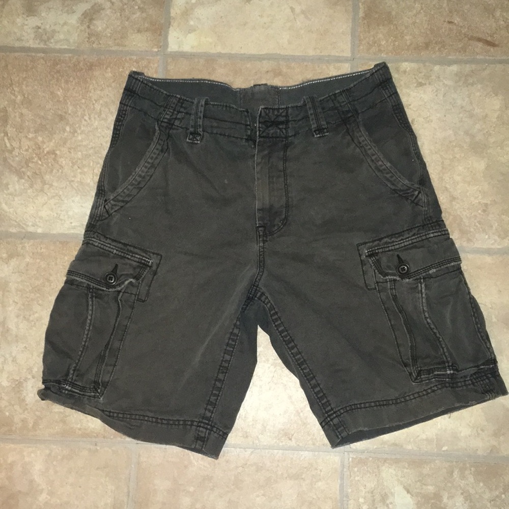 Charcoal cargo shorts